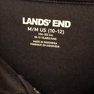 FINAL PRICE NWOT LAND'S END navy long sleeve shirt Size 10/12